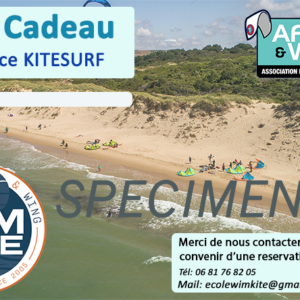 Bon cadeau pour 1 cour de Kitesurf
